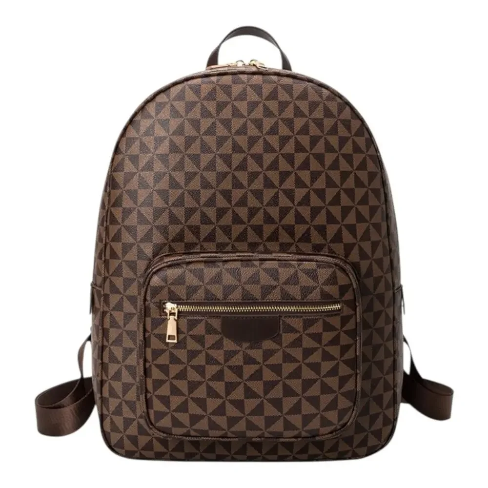 Designer Brown Monogram Large Backpack
